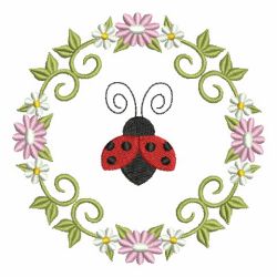 Heirloom Ladybug Decor 10(Lg) machine embroidery designs