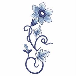 Blue Jacobean 01(Md) machine embroidery designs