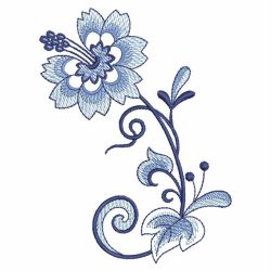 Blue Jacobean 02(Md) machine embroidery designs