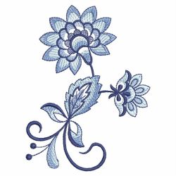 Blue Jacobean 06(Md) machine embroidery designs