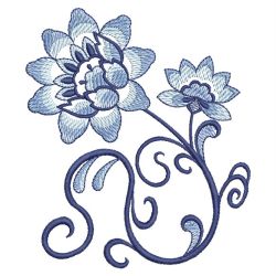 Blue Jacobean 08(Sm) machine embroidery designs