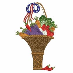 Heirloom Patriotic Baskets 07(Sm) machine embroidery designs