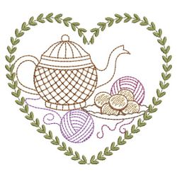 Vintage Tea Set 07(Lg) machine embroidery designs