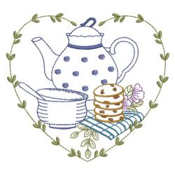 Vintage Tea Set 08(Lg) machine embroidery designs