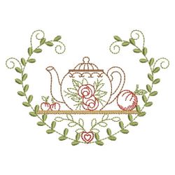 Vintage Tea Set 09(Md) machine embroidery designs