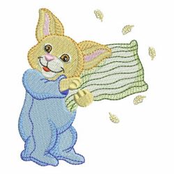 Bunny Pillowfight 02 machine embroidery designs