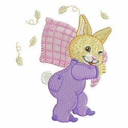 Bunny Pillowfight 03 machine embroidery designs