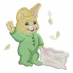 Bunny Pillowfight 05 machine embroidery designs