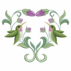 Hummingbird Florals 07(Lg) machine embroidery designs