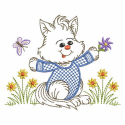 Vintage Baby Animals 08(Md) machine embroidery designs