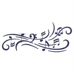 Music Notes 01(Sm) machine embroidery designs