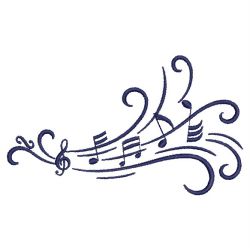 Music Notes 02(Sm) machine embroidery designs