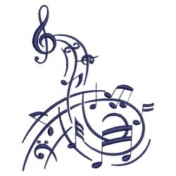 Music Notes 04(Lg) machine embroidery designs