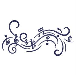 Music Notes 07(Sm) machine embroidery designs