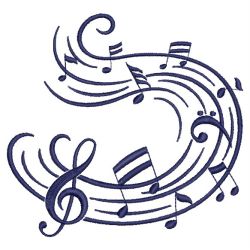 Music Notes 08(Md) machine embroidery designs