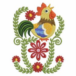 Country Roosters 02 machine embroidery designs
