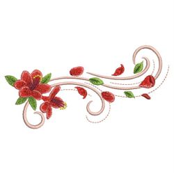 Flying Petals 07(Md) machine embroidery designs