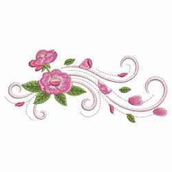Flying Petals 08(Md) machine embroidery designs