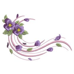 Flying Petals 09(Md) machine embroidery designs