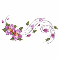 Flying Petals 10(Md) machine embroidery designs