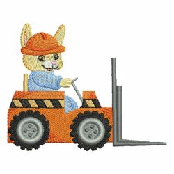 Bunny Trucks 01 machine embroidery designs