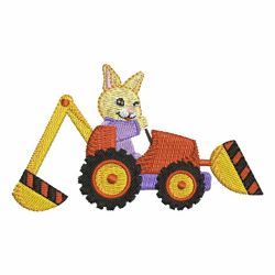 Bunny Trucks 04 machine embroidery designs