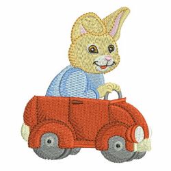 Bunny Trucks 09 machine embroidery designs