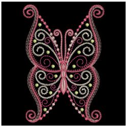 Neon Butterflies 01(Md) machine embroidery designs