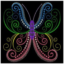 Neon Butterflies 02(Lg) machine embroidery designs