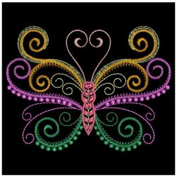 Neon Butterflies 03(Sm) machine embroidery designs