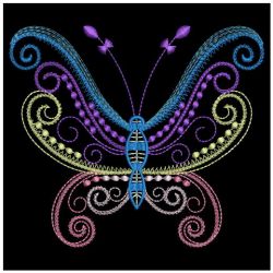 Neon Butterflies 04(Sm) machine embroidery designs
