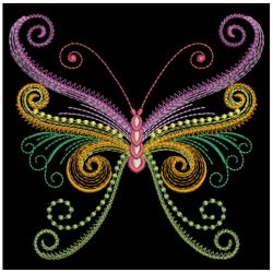 Neon Butterflies 07(Md) machine embroidery designs