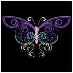 Neon Butterflies 08(Md) machine embroidery designs