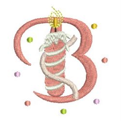 Birthday Number Candles 12 machine embroidery designs