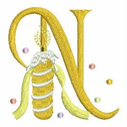 Birthday Number Candles 24 machine embroidery designs