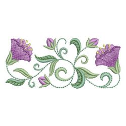 Purple Floral 03 machine embroidery designs