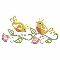 Floral Birds Border 02(Lg) machine embroidery designs