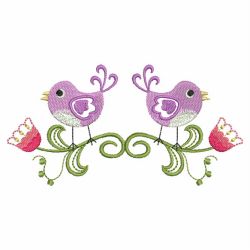 Floral Birds Border 08(Lg) machine embroidery designs