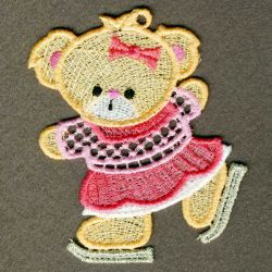 FSL Skating Bears 04 machine embroidery designs