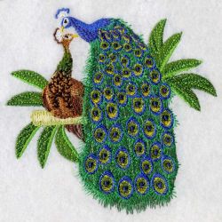 Peacock Portrait 02 machine embroidery designs