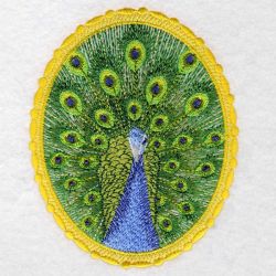 Peacock Portrait 03 machine embroidery designs