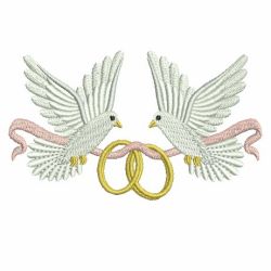Flying Doves 07 machine embroidery designs