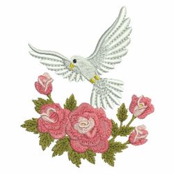 Flying Doves 08 machine embroidery designs