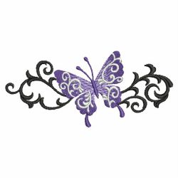 Butterfly Scroll 01(Lg) machine embroidery designs