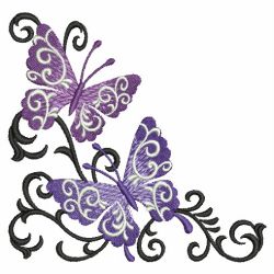 Butterfly Scroll 02(Lg) machine embroidery designs