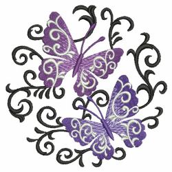 Butterfly Scroll 03(Lg) machine embroidery designs