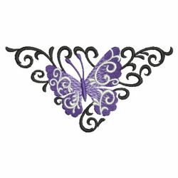Butterfly Scroll 05(Md) machine embroidery designs