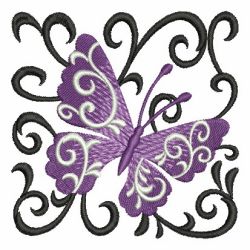 Butterfly Scroll 07(Md) machine embroidery designs