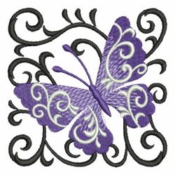 Butterfly Scroll 08(Lg) machine embroidery designs