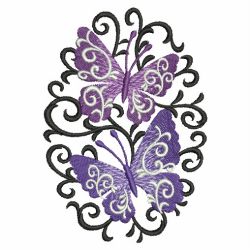 Butterfly Scroll 09(Md) machine embroidery designs